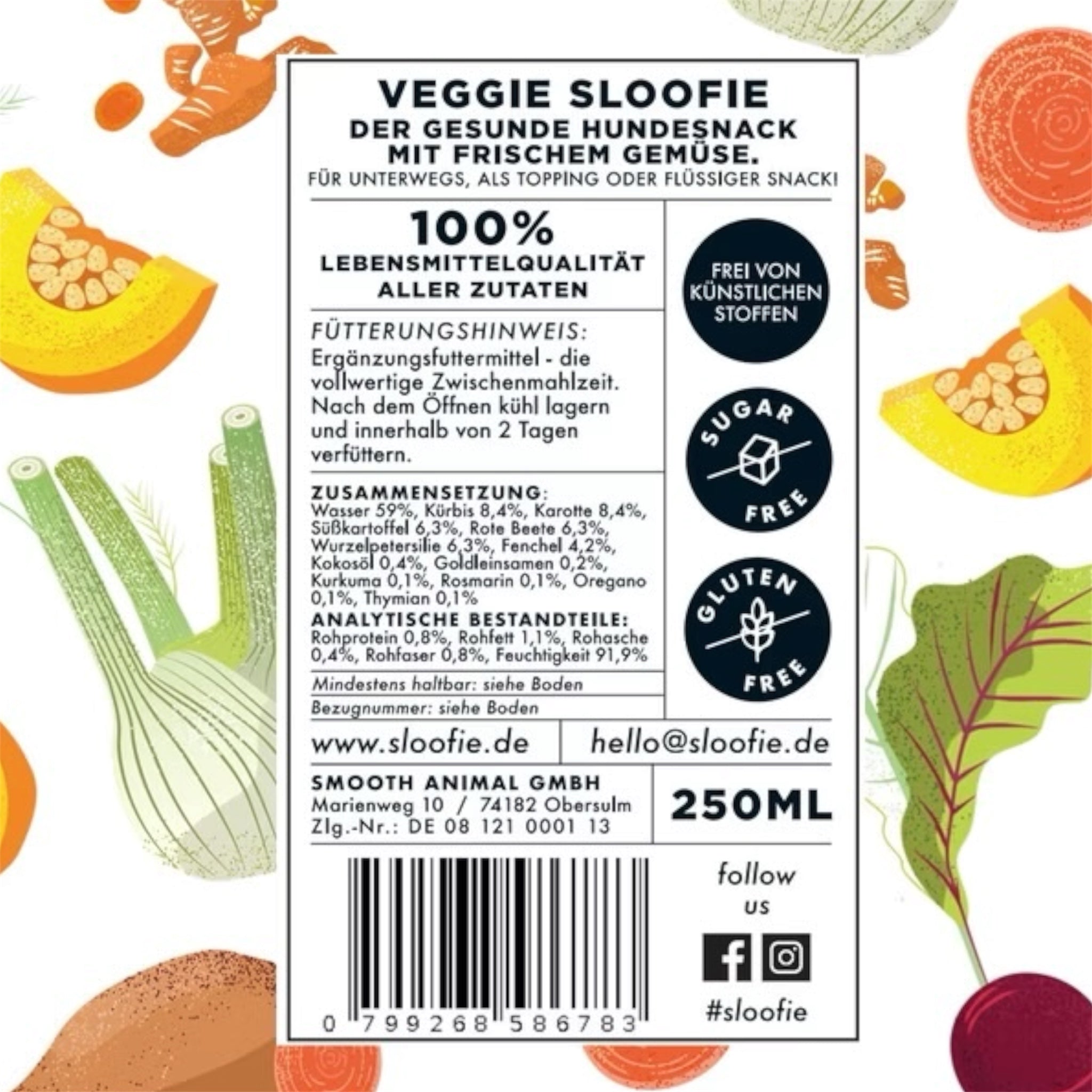 Sloofie | Veggie/Groente - 250 ml