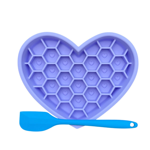 Beads4Pets | 2-in-1 Lick'n slowfeeder Honey Heart