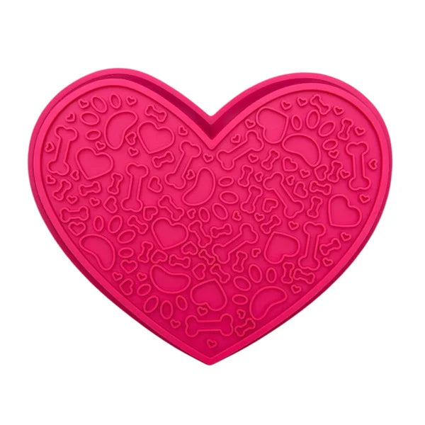 Beads4Pets | 2-in-1 Lick'n slowfeeder Honey Heart