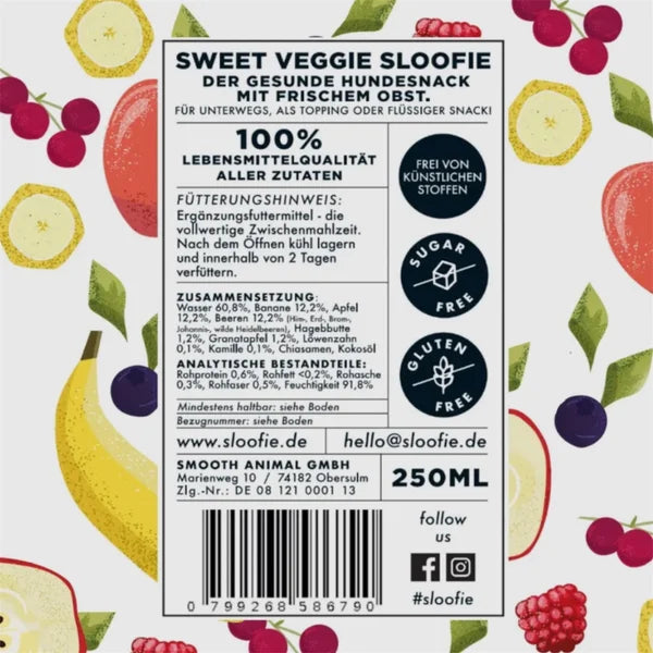Sloofie | Sweet Veggie / Zoete Groente - 250 ml