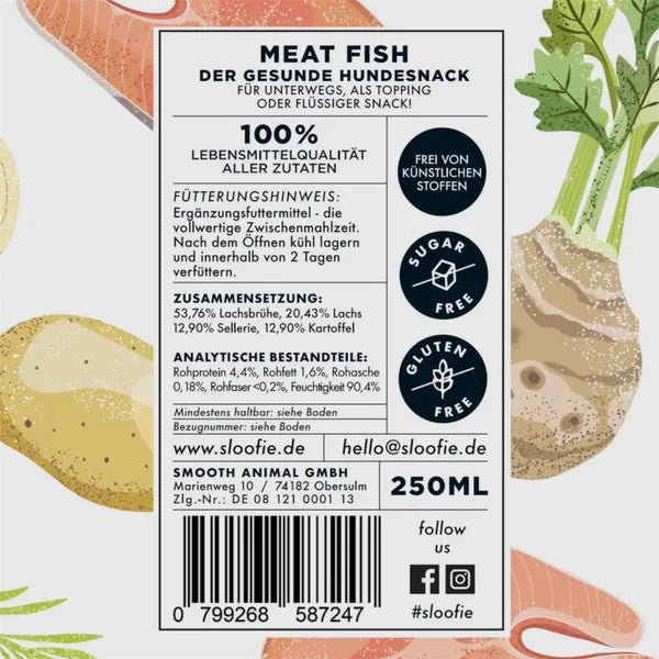 Sloofie | Meat Fish / Vis - 250 ml